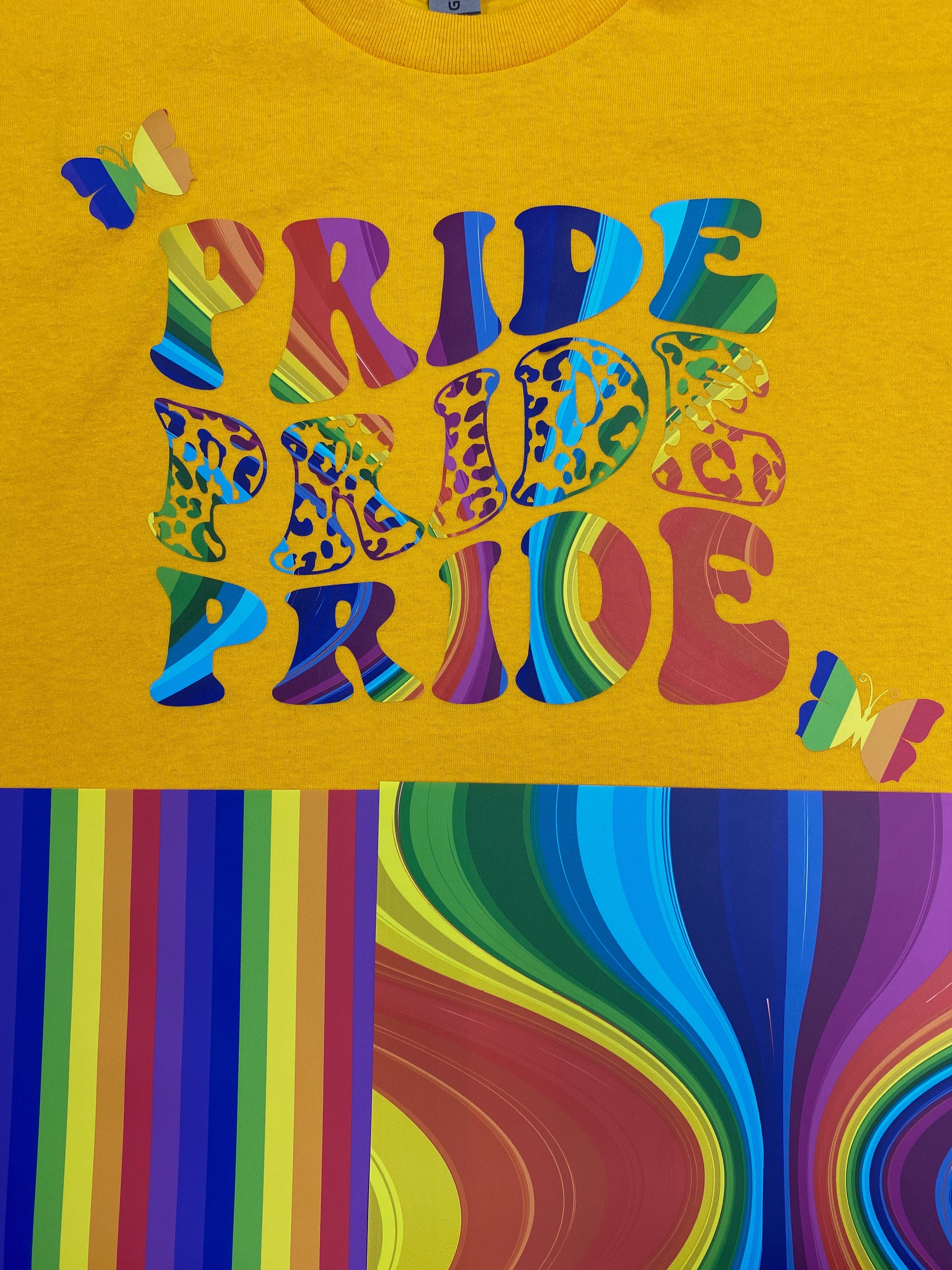 Stripes Rainbow Pride - HTV Pattern