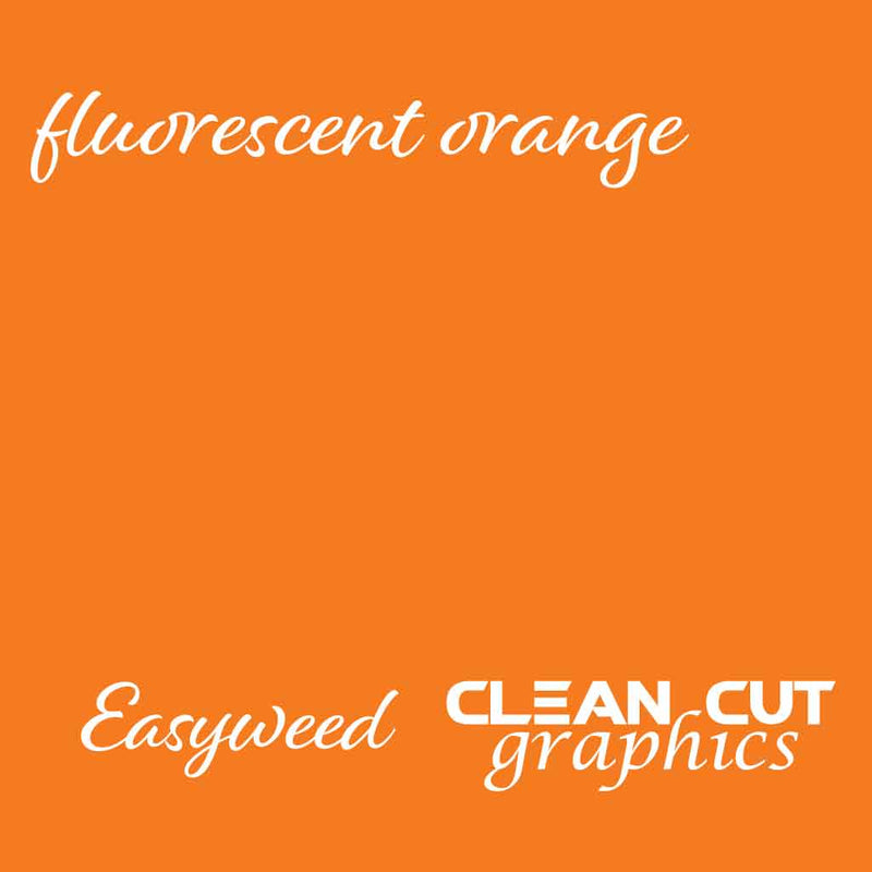 Fluorescent Orange 12 Siser EasyWeed Heat Transfer Vinyl (HTV) (Bulk