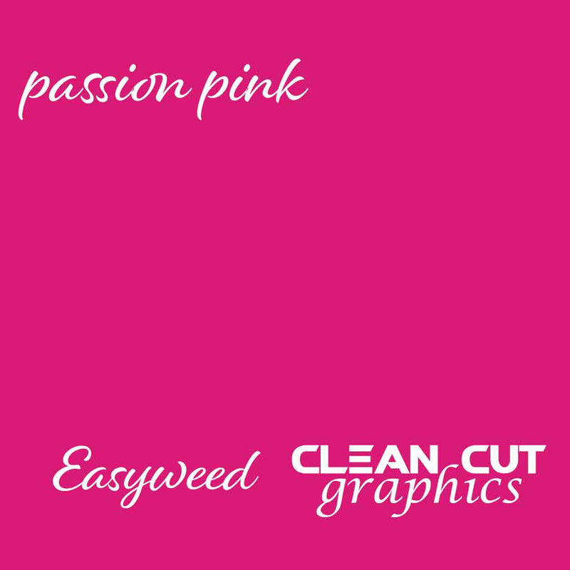 EasyWeed HTV 12 Passion Pink / Heat Transfer Vinyl / Siser EasyWeed