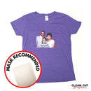 Siser's New Inkjet Printable DTV is shown on a T-Shirt created by Clean Cut Graphics of Norfolk, VA. A TTD Mask is recommended when using this product.